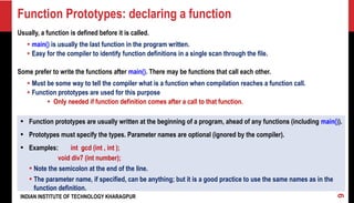 06-Functions.pdf iit kharagpur pds class6 | PDF