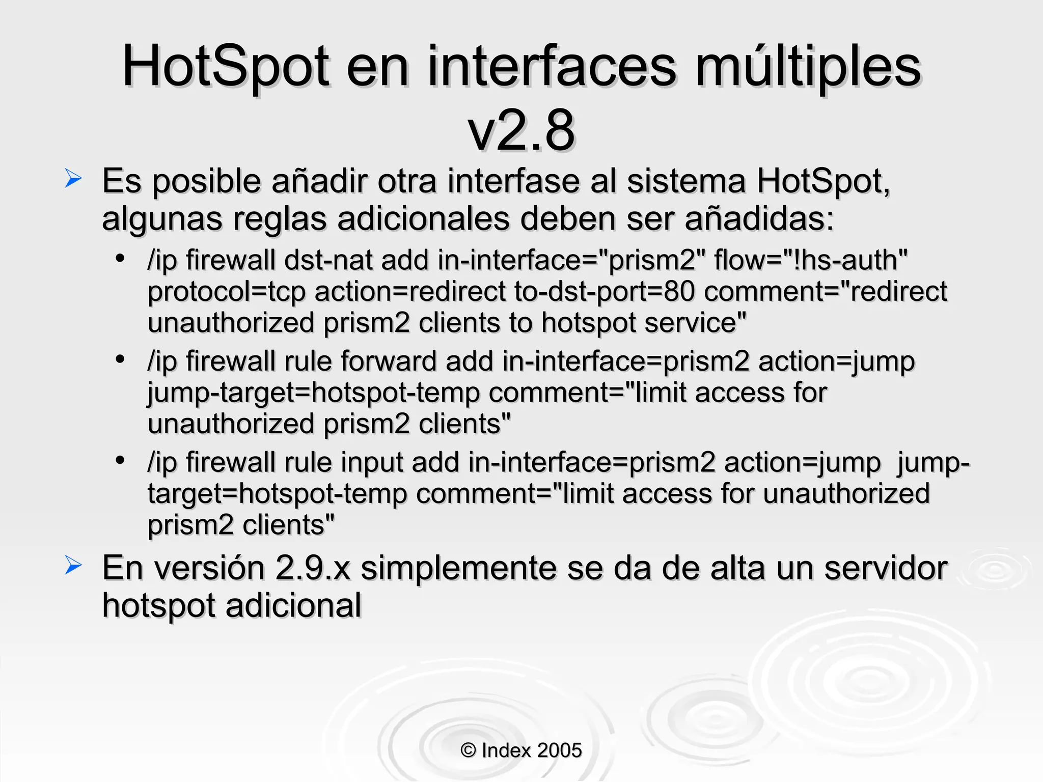 Server Hostpot Configuración De Hostpot | PPT