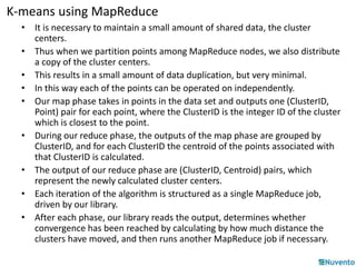 06 how to write a map reduce version of k-means clustering | PPT
