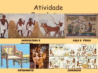 Agricultura e
Pecuária
Atividade
Económicas
Caça e Pesca
Artesanato Comércio
 