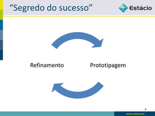 “Segredo do sucesso”




    Refinamento    Prototipagem




                                  4
 