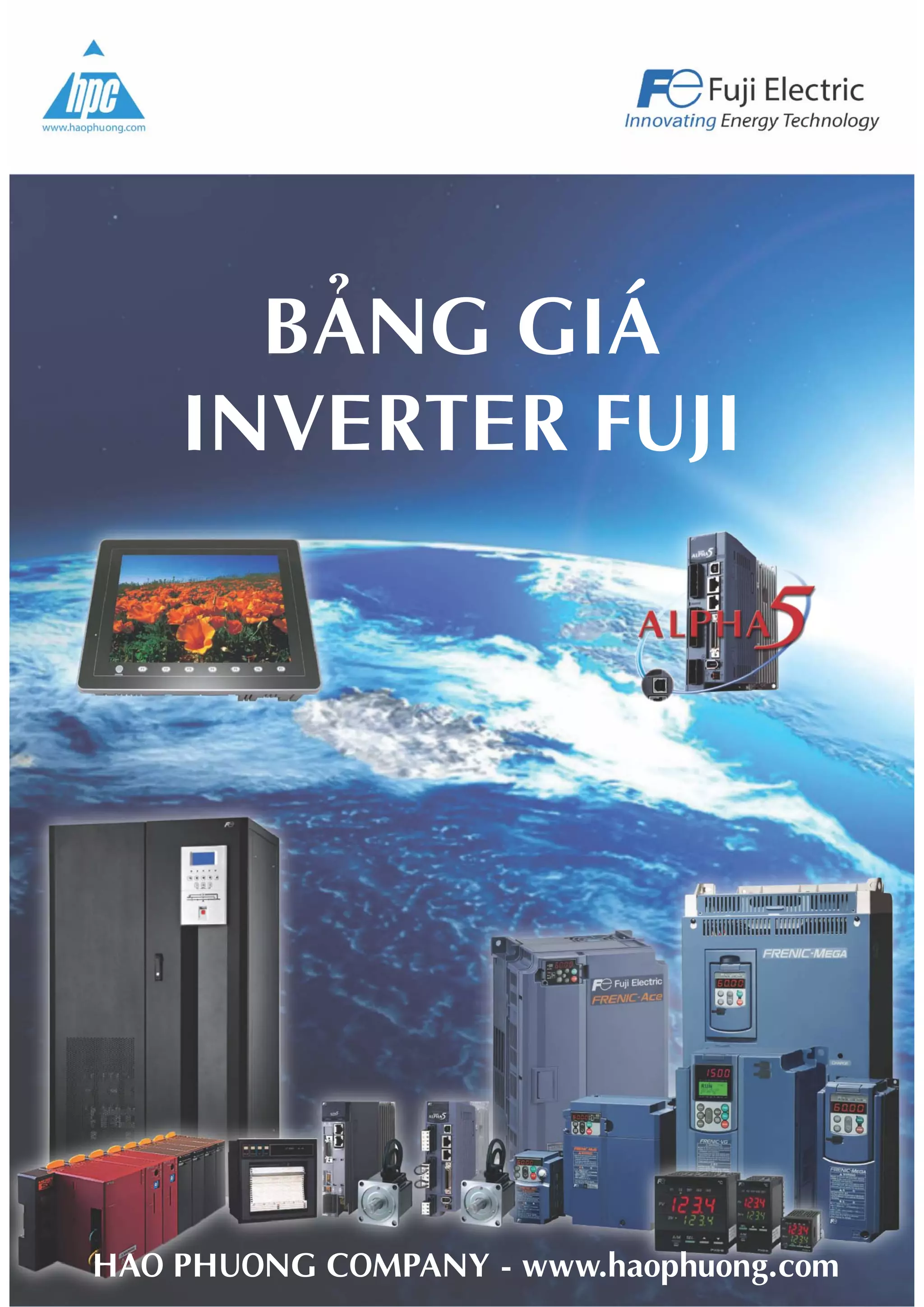 Bảng giá biến tần Fuji Electric 2015 PDF