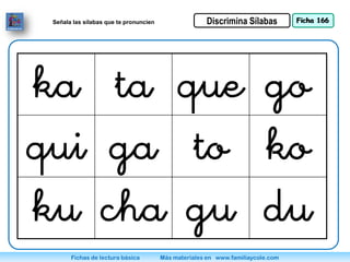 06 lectura-silabas-ch-k-q-g-x | PDF