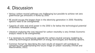 Meta-review of the 2050 carbon-neutral scenarios in Korea from various organizations