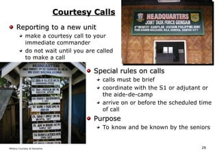 06 - MIL COURTESY AND DICIPLINE.ppt..... | PPT