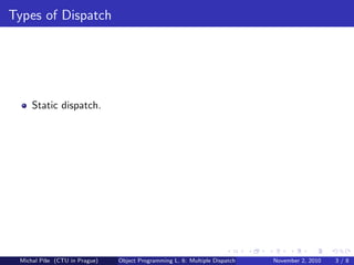 Multiple Dispatch | PPT