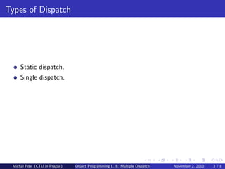 Multiple Dispatch | PPT