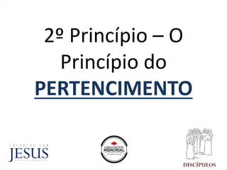 2º Princípio – O
Princípio do
PERTENCIMENTO
 