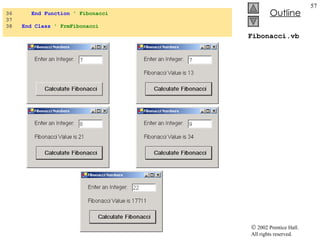 Fibonacci.vb 36  End   Function  ' Fibonacci 37  38  End Class  ' FrmFibonacci 