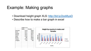 Automation
• Fast
• Easy to document
• Easy to repeat
• Write scripts or save log files
 