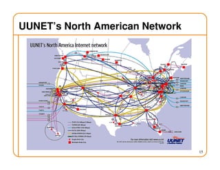 UUNET’s North American Network
15
 