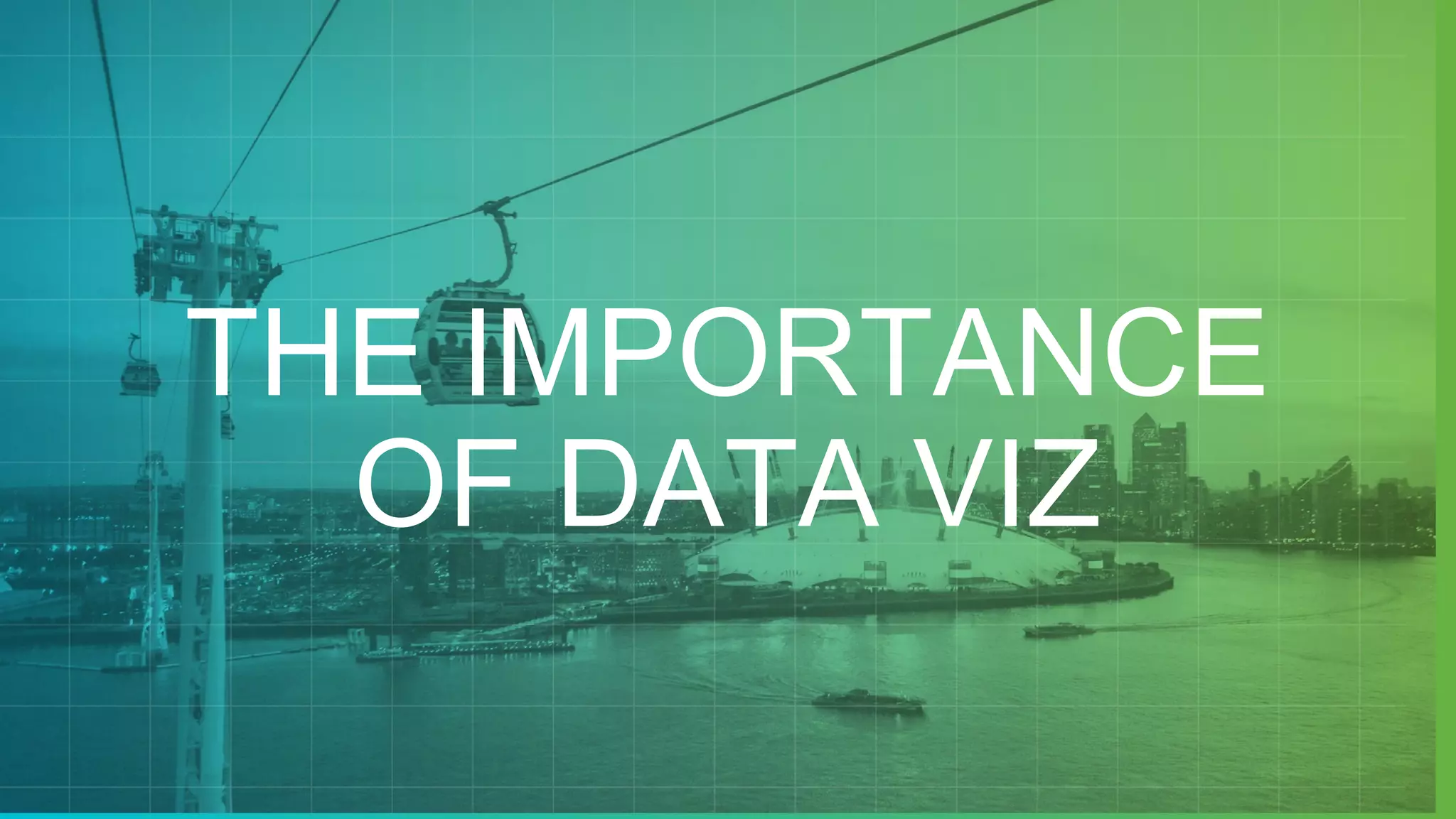 THE IMPORTANCE
OF DATA VIZ
 
