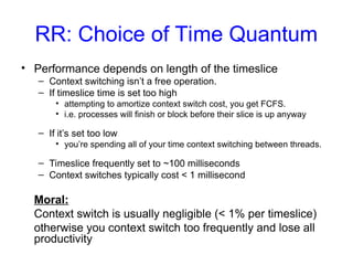 Thread Fcfs 06-scheduling.ppt including multiple CPUs | PPT