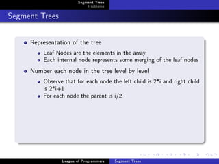 Segmentation Tree Number 06 segment trees | PDF