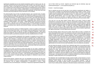 significación inacabada que en ese momento representa Juanito, en todo su ser. Así, por
una parte, tenemos lo que se ha producido por sí solo, la fobia, y por otra parte Freud, que
aporta aquí, entero, lo que debe ser su culminación. Por lo tanto, Freud no se imagine ni
por un instante que el mito religioso del Edipo produzca inmediatamente sus frutos, espera
que ayude a lo otro, es decir, la fobia, a desarrollarse, a lo sumo trazándole sus vías a lo
que hace un momento llamé el desarrollo del cristal significante. No hay forma más clara
de decirlo que las dos frases de Freud en esa fecha, el 30 de Marzo.
Por parte del padre, hay con todo una pequeña reacción, que no durará mucho. Al padre,
en las relaciones de objeto, que son las que hoy tratamos de captar en el interior de las
distintas etapas de la formación significante, sólo lo encontramos verdaderamente al final.
No es para sorprenderse. Lo veremos ocupar el primer plano, justo antes del fantasma de
la vagoneta, en el momento del enfrentamiento con el padre en el diálogo del Edipo
—¿Por qué estás tan celoso? Más exactamente —apasionado, eifern, éste es el término
empleado. El padre protesta —No lo estoy. —Debes estarlo. Este es el punto de encuentro
con el padre, o más bien con la carencia que en ese momento representa la posición
paterna. No encontramos más que una primera aparición, un primer choque. Ahí esta el
padre, y ya veremos como, esta de una forma bien brillante, como quien dice brillar por su
ausencia.
Así es como reaccióna Juanito a la mañana siguiente —busca a su padre y le dice que ha
venido a verle porque tenía miedo— por otra parte, hubiera ido igualmente. De lo que tiene
miedo es de que el padre se haya ido. El padre le pregunta enseguida —Pero,¿cómo
podría ocurrir algo así? Esto nos llevará más lejos, pero detengámonos en este miedo a la
ausencia del padre y aprendamos a escandir lo que hay verdaderamente en el miedo.
En suma, es una pequeña cristalización de la angustia. La angustia no es el miedo a un
objeto. La angustia, es la confrontación del sujeto con la ausencia de un objeto en la que
se pierde, que lo atenaza, y cualquier otra cosa es preferible a ella, incluso forjar el más
extraño y el menos objetal de los objetos, el de una fobia. El carácter irreal del miedo en
cuestión se manifiesta precisamente, si sabemos verlo, por su forma —es el miedo de una
ausencia, quiero decir de ese objeto que acaba de designársele. Juanito tiene miedo de su
ausencia, entiéndase como en la anorexia mental, cuando les digo que debe entenderse
no que el niño no coma, sino que come nada. Aquí, Juanito tiene miedo de la ausencia del
padre, ausencia que esta ahí y el empieza a simbolizar.
El padre, por su parte, se devana los sesos para saber por que rodeo y mediante que
contragolpe el niño manifiesta un miedo que no sería más que el reverso del deseo. No es
completamente falso, pero sólo tomé el fenómeno por sus inmediaciones. De hecho, el
sujeto empieza a captar que el padre no es precisamente lo que Freud le había dicho que
era en el mito, y así se lo dice a su padre —¿Por qué me dices que prefiero a mi madre, si
es a ti a quien quiero? Si resulta que tengo que odiarte a ti, entonces la cosa no va de
ningunamanera.
Desde donde estamos, podemos decir que, por lamentable que esto sea, aún así ya es
algo que te muestren el camino en cuestión y poder situar con respecto al mito el lugar de
una ausencia. Esto se registra inmediatamente, la observación lo indica, y debe
entenderse como una simbolización. Si llamamos I mayúscula al significante alrededor del
cual la fobia ordena su función, digamos que entonces algo se simboliza, algo que
podemosllamarsigma, ? , y es la ausencia del padre, p0.
Es decir— I (escritura en giego).
Esto no significa que eso de ahí sea todo lo que contiene el significante del caballo, ni
mucho menos. El caballo no se desvanecerá de golpe porque le digan a Juanito —Es de
tu padre de quien tendrás miedo, de quien has de tener miedo. Con todo, el significante
caballo queda inmediatamente descargado de algo, y la observación lo registra —Nicht
alle weissen Pferde beissen, Juan ya no tiene miedo de todos los caballos blancos, a
algunos de ellos ya no los teme, y el padre, aunque el no sigue la vía de nuestra
teorización, comprende que algunos son Vatti, papá, y entonces ya no se les tiene miedo.
¿Por qué ya no se les tiene miedo? Porque Vatti es muy bueno. Porque el padre
comprende sin comprender del todo, incluso sin comprender en absoluto, hasta el final,
que ese es precisamente el drama, que Vatti sea tan bueno. Si hubiera habido un Vatti de
quien se habrían podido tener miedo de verdad, se hubieran podido cumplir las reglas del
juego y hacer un verdadero Edipo, un Edipo que te ayude a alejarte de las faldas de
mamá. Pero como no hay un Vatti a quien temer, como Vatti es demasiado bueno, en
cuanto se menciona la posible agresividad de Vatti, en esa misma medida el significante
del hippos se descarga, lo cual se registra esa misma tarde.
No estoy forzando nada en esto que les cuento, porque está en el texto, a condición de
aislar imperceptiblemente el punto de perspectiva, para que la observación deja de ser un
laberinto donde uno se pierde y, por el contrario, cada uno de sus detalles adquiera
sentido. Si puede parecer que voy bastante despacio y vuelvo a empezar por el principio,
es porque quiero que comprueben que a esta puesta en perspectiva no se le escape
ningún detalle. En cuanto vean como se articula la relación del significante —suscitado en
su estado espontáneo, natural, en Juanito y registrado en bruto por Freud —con el
significado dando a luz, por fuerza han de advertir que sólo con introducir al padre, se
registra enseguida un efecto de descarga, de sustracción, que resuena en las funciones
significantes y se inscribe de forma cuasi matemática, como si se tratara de una balanza.
Hay dos clases de angustia, nos dice Freud, añadiendo algo más a lo que acabo de decir.
En efecto, opone la angustia alrededor del padre, um der Vater, a la angustia ante el padre
vor der Vater. No tenemos más que tomar nota de la forma como el propio Freud nos
presenta las cosas, para encontrar exactamente los dos elementos que acabo de
describirles —la angustia alrededor del lugar vacío, hueco, que representa el padre en la
configuración de Juanito, busca su soporte en la fobia, en la angustia ante la figura del
caballo. En la medida en que se ha podido suscitar, aunque sea en estado de exigencia,
de postulado, una angustia ante el padre, la angustia alrededor de la función del padre se
descarga. El sujeto puede tener al fin una angustia ante algo.
Por desgracia, eso no puede llegar muy lejos, porque el padre, aunque esta ahí, no es en
absoluto apto para soportar la función establecida que responde a las necesidades de la
formación mítica correcta, al mito de Edipo en su alcance universal. Y esto es
precisamente lo que obliga a nuestro Juanito a encontrarse de nuevo con su dificultad.
Como Freud lo había previsto, después su dificultad empieza a desarrollarse, se encarna,
 