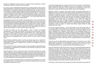 les sitúo el resultado del caso de Juanito. A lo largo de toda la observación, tenemos
índices que lo confirman, y a veces muy conmovedores.
Así, al final, Juanito, decididamente desanimado por la carencia paterna, hace el mismo,
fantasmáticamente, su ceremonia de iniciación, poniéndose desnudo, como si esperara el
acercamiento, en esa pequeña vagoneta donde deberá velar toda una noche, como un
joven caballero, y después, gracias a algunas monedas entregadas al conductor del tren
—la misma moneda que servirá para calmar el poder terrorífico del Storch—, ya tenemos a
Juanito circulando en el gran circuito. El asunto está resuelto. Juanito no será sino un
caballero, un caballero más o menos cubierto por el régimen de las seguridades sociales,
pero un caballero al fin y al cabo —y no tendrá padre. Y no creo que nada nuevo en la
experiencia de la existencia llegue a dárselo jamás.
Hay enseguida una intervención del padre, con algo de retraso. Como se van abriendo las
entendederas del padre a medida que avanza la observación, no es una de las cosas
menos interesantes. Después de haber jugado con las cartas sobre la mesa, creyendo a
pies juntillas todas las verdades aprendidas del buen maestro Freud, el padre, a medida
que progresa en su manejo, ve hasta que punto esta realidad es mucho más relativa. Y
cuando Juanito se dispone a iniciar su gran delirio mítico, deja escapar una frase que
apenas llama la atención en el texto, pero tiene toda su importancia.
Se trata del momento en que están jugando a decir y Juanito se contradice
constantemente, —Es verdad, no es verdad, da risa, pero aún así es muy serio. El padre,
que no es un estúpido y aprende lo suyo en esta experiencia, dice —Todo lo que se dice
es siempre un poco verdad. Y entonces, el padre —a él, que en su propia posición ha
fracasado, es a él a quien debían hacer pasar por el análisis— trata de enderezar todo
esto, cuando ya es demasiado tarde, y le dice a Juanito —Al fin y al cabo, me tenías
rencor.
Esta intervención retardada suscita en Juanito ese precioso gesto que la observación
destaca especialmente —mientras el padre le está hablando, deja caer su cabalito. La
conversación ha terminado, el diálogo caduca, Juanito se ha instalado en su nueva
posición en el mundo.
Ahora Juanito es un hombre en potencia de niños, capaz de engendrar indefinidamente en
su imaginación y de satisfacerse por completo con sus creaciones. Al igual que su madre
vive en su imaginación.
Como les dije, él es, Juanito, no hija de una madre, sino hija de dos madres. Es un punto
notable, enigmático, que ya observamos la última vez Sin duda, la otra madre es aquella
cuyo poder y cuya presencia ha tenido demasiadas ocasiones y razones para conocer —la
madre del padre. Sin embargo, que el sujeto asuma esta duplicidad o este desdoblamiento
de la figura materna que entra en las condiciones del equilibrio terminal, es ciertamente
uno de los problemas estructurales planteados por la observación.
En ese punto terminé mi penúltimo seminario, estableciendo la comparación con el cuadro
de Leonardo de Vinci y, al mismo tiempo, con el caso de Leonardo de Vinci, que no por
casualidad le interesó tanto a Freud.
A este texto consagraremos hoy el tiempo que nos queda. Por supuesto, no pretendemos
agotar el Recuerdo infantil de Leonardo de Vinci en una sola lección. Será una breve
lección antes de las vacaciones, como es costumbre en mi enseñanza, a modo de un
respiro para un grupo tan atento como son ustedes, cosa que yo les agradezco.
Dejemos a Juanito a su suerte. Pero antes de dejarlo, les indicará todavía que si a
propósito de el me he referido a cierta evolución de las relaciones entre los sexos y he
hablado de la generación de 1945, ha sido seguramente para no caer en una excesiva
actualidad. El cuidado de describir y de definir lo que puede ser la generación actual, de
dar su expresión directa y simbólica, se lo dejo a otros, por ejemplo a Françoise Sagan. No
cito este nombre al azar, sólo por gusto de hablar de cosas de actualidad, sino para
aconsejarles, como lectura para las vacaciones, en el número de Critique de
Agosto-Septiembre de 1956, el estudio de Alexandre Kojève, con el título Le Dernier
Monde nouveau, sobre dos libros, Bonjour tristesse y Un certain sourire, del autor de éxito
que acabo de nombrar. Podrán ustedes ver lo que un austero filósofo, habituado a situarse
únicamente al nivel de Hegel y la política más elevada, puede extraer de obras
aparentemente tan frívolas.
Sin duda les resultará instructivo. Y como suele decirse, no les haré ningún daño, no
corren ningún peligro. El psicoanalista no se recluta entre quienes se entregan por entero
a las fluctuaciones de la moda en materia psicosexual. En eso están ustedes, por así
decirlo, demasiado bien orientados, incluso están un poco demasiado fuertes en la
materia. Esta lectura puede tener la ventaja de hacerles entrar en un baño de actualidad,
activando así la perspectiva sobre lo que hacen. Esto les enseñara también que deben
tener en cuenta los cambios profundos en las relaciones entre el hombre y la mujer que
hayan podido producirse a lo largo de un período no más largo que el que nos separa de
la época de Freud, cuando, como suele decirse, se estaba cociendo lo que había de ser
nuestrahistoria.
Todo esto es para decirles también que el donjuanismo no ha dicho tal vez su última
palabra, digan lo que digan los psicoanalistas. Si bien en este sentido han hecho
aportaciones interesantes, si se ha entrevisto algo pertinente con la noción de la
homosexualidad de Don Juan, no debe tomarse como habitualmente se toma.
Estoy profundamente convencido de que Don Juan es un personaje demasiado alejado de
nosotros en el orden cultural para que los analistas hayan podido tener de el una
percepción ajustada. El Don Juan de Mozart, si lo tomamos como la cumbre del personaje
y como algo que significa la culminación propiamente dicha de una pregunta, en el sentido
en que yo la entiendo aquí, es seguramente algo muy distinto de un personaje-reflejo, tal
como quiso construírnoslo Rank. Sin lugar a dudas, no se debe entender únicamente por
este sesgo del doble. En mi opinión, contrariamente también a lo que suele decirse, Don
Juan no se confunde pura y simplemente, ni mucho menos, con el seductor en posesión
de pequeños trucos efectivos en toda ocasión. Creo que Don Juan ama a las mujeres,
incluso diría que las ama lo bastante como para saber, dado el caso, no decírselo, y que
las ama lo bastante como para que, cuando se lo dice, ellas le crean.
No es banal, y revela muchas cosas, que para el la situación sea siempre una situación sin
 