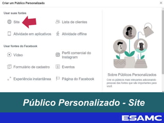 Público Personalizado - Site
 