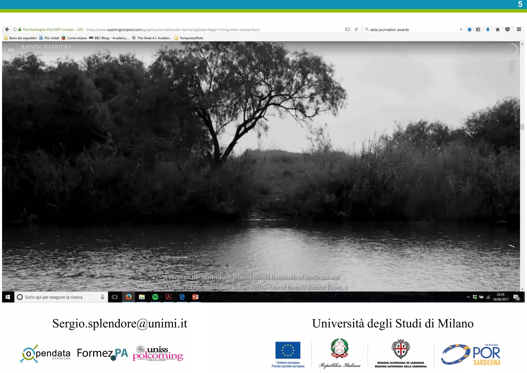 5
Sergio.splendore@unimi.it Università degli Studi di Milano
 