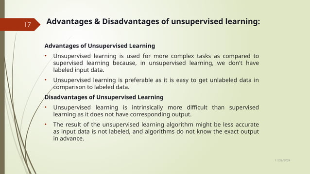 Supervised and Unsupervised Machine learning | PPTX