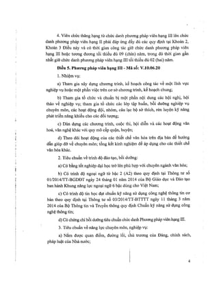 Thông tư số: 06/2016/TTLT-BVHTTDL-BNV	