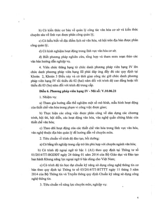 Thông tư số: 06/2016/TTLT-BVHTTDL-BNV	