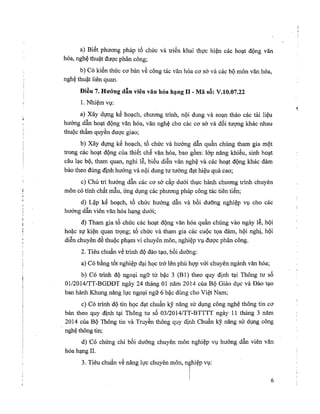 Thông tư số: 06/2016/TTLT-BVHTTDL-BNV	