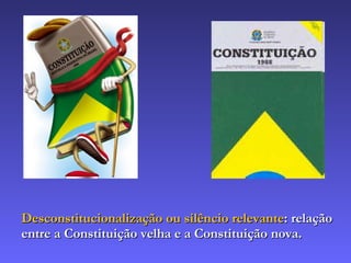 Unidade V - Direito Constitucional Intertemporal