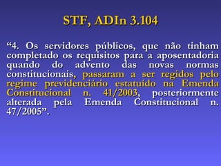 Unidade V - Direito Constitucional Intertemporal