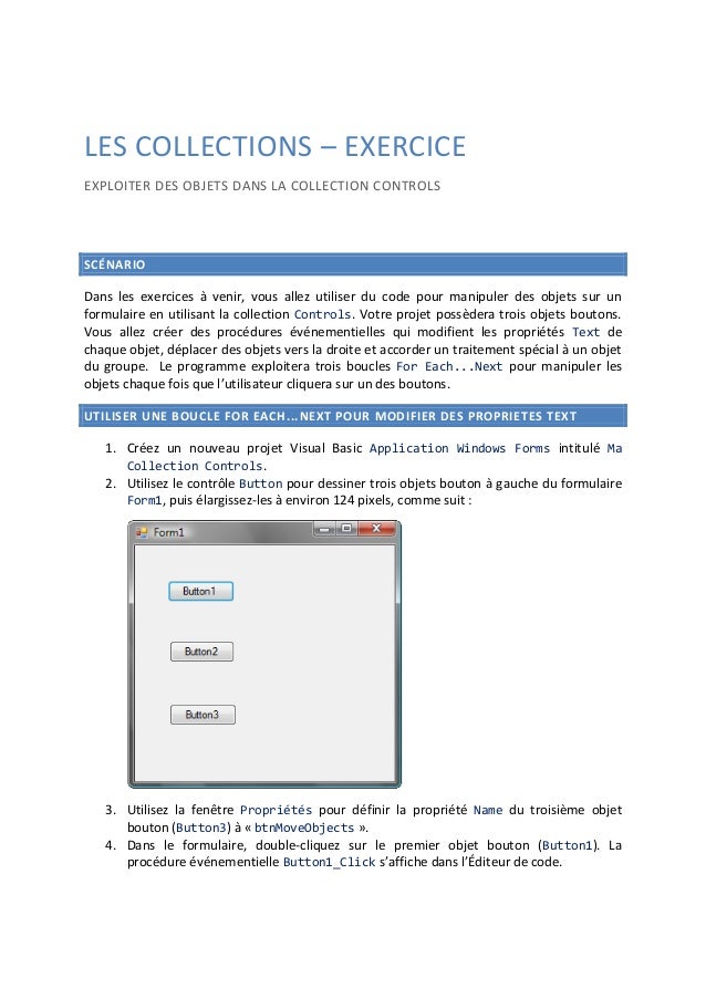Exercices Sur Les Variables Visual Basic – MFTZTR