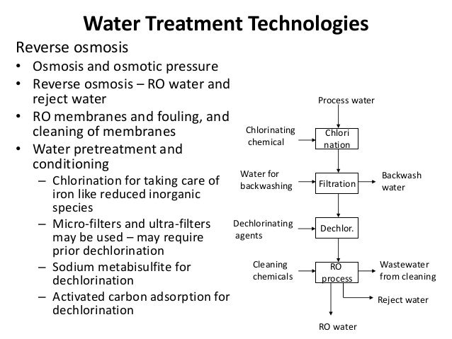 chlorination and dechlorination of wastewater