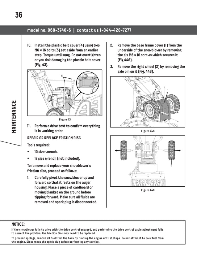 Certified Snowblower 060 37406 instruction manual en