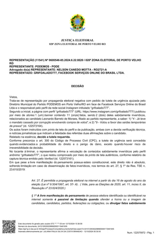 Num. 122575972 - Pág. 1
Assinado eletronicamente por: JULIANA PAULA SILVA DA COSTA BRANDAO - 12/10/2024 00:30:43
https://p...