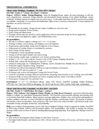 Sr C-C++Linux -Developer | PDF