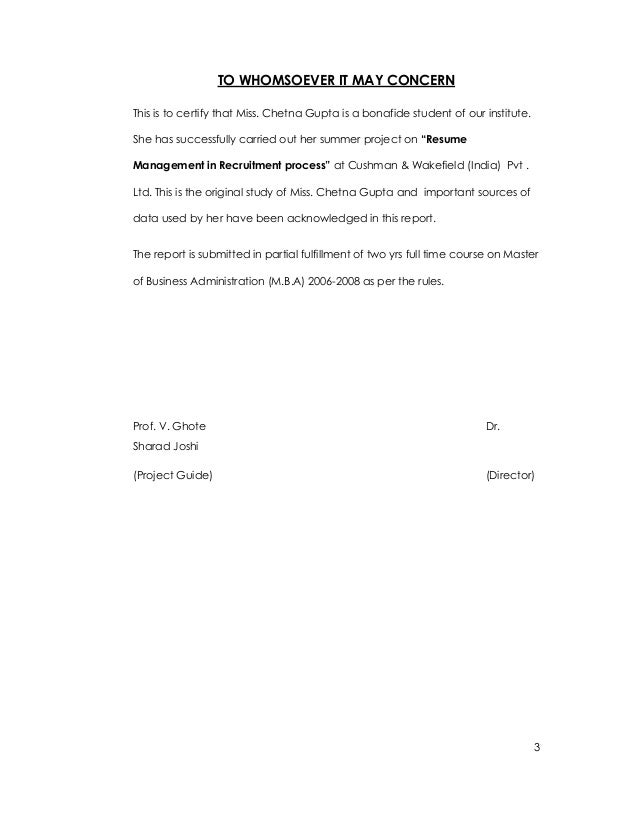 resume format rules