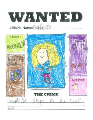 Folktale WANTED Posters - Michlig