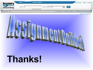 Assignment Builder! Thanks! 