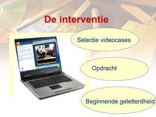 De interventie Beginnende geletterdheid Selectie videocases Opdracht 