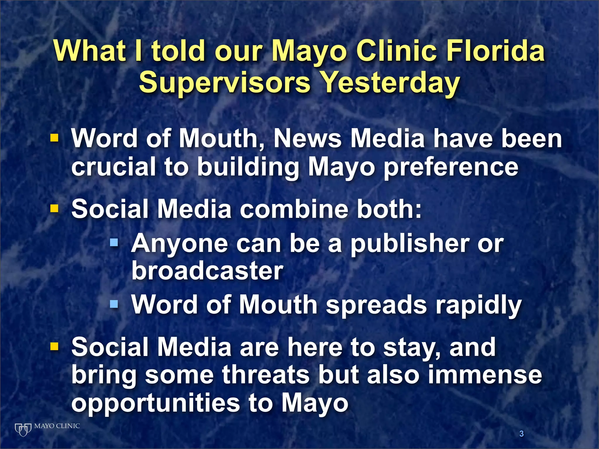 Presentation at Ragan Workshop