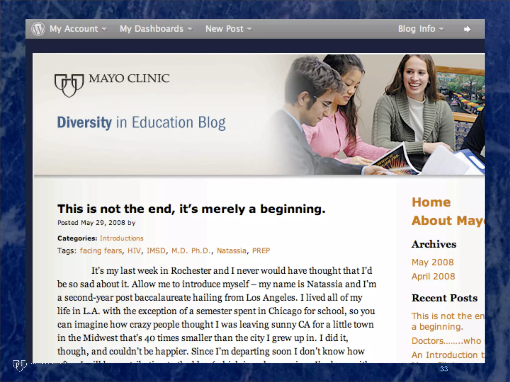 Presentation at Ragan Workshop