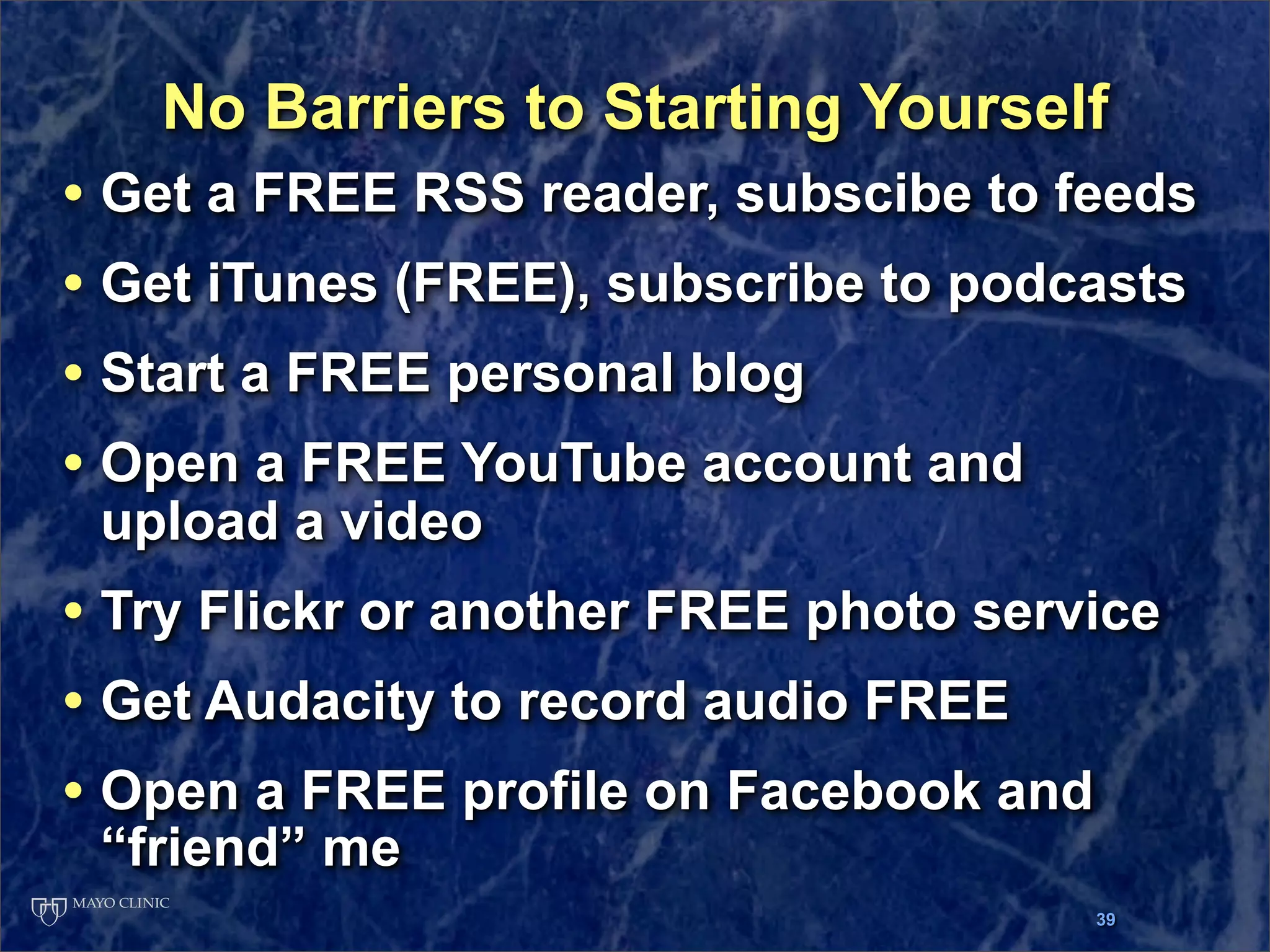 Presentation at Ragan Workshop