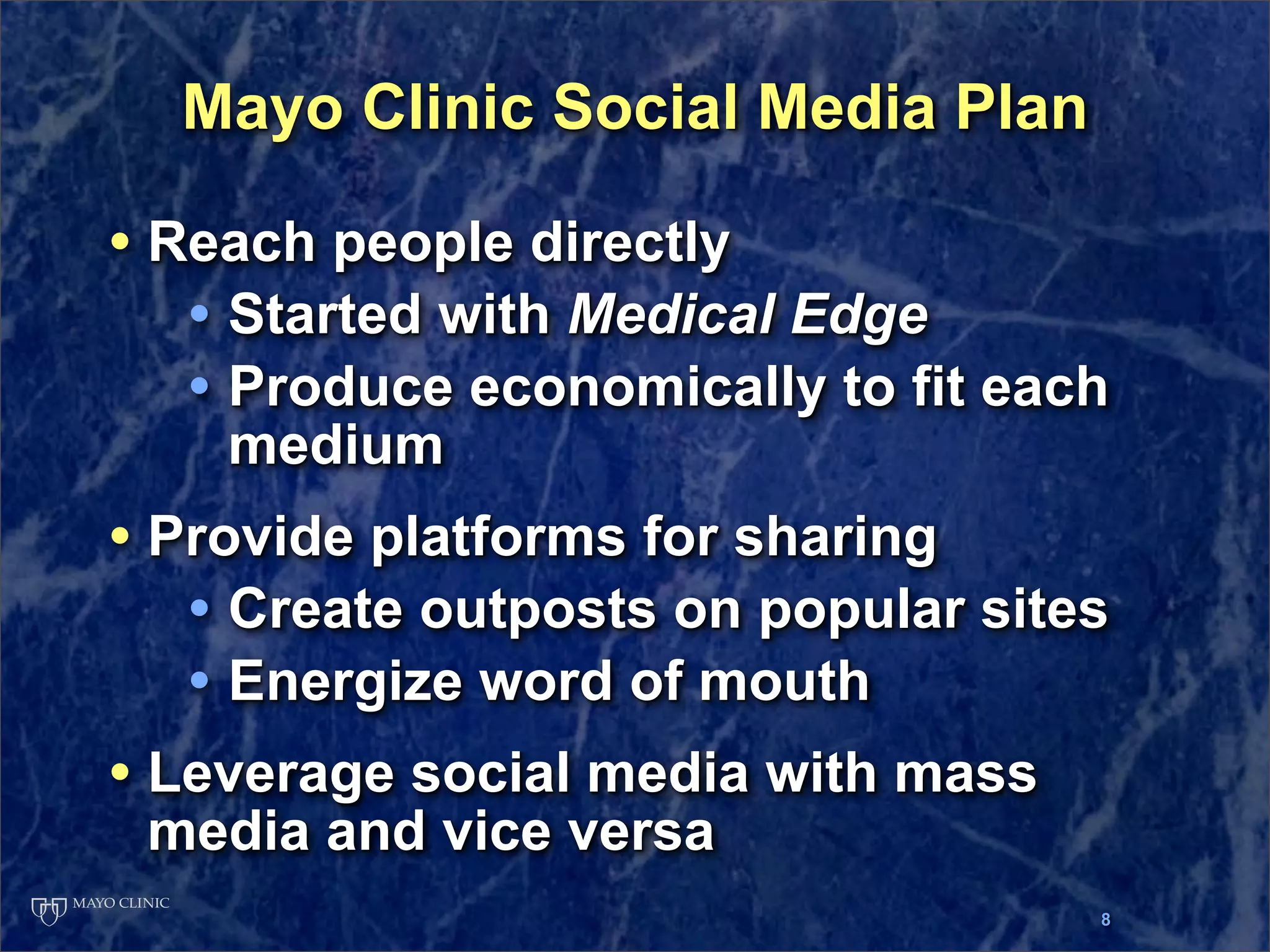 Presentation at Ragan Workshop