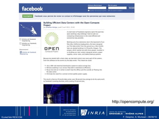 Pouvoir gérer ces ressources de manière dynamique et élastique!