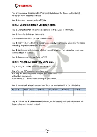 Interconnecting cisco networking devices part-1