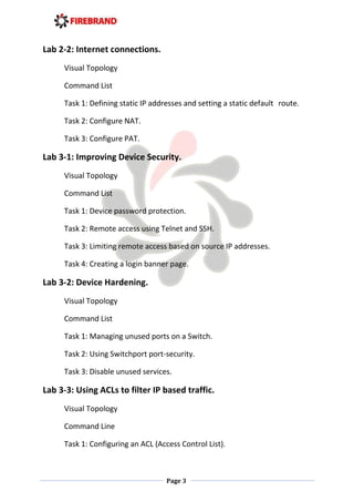 Interconnecting cisco networking devices part-1