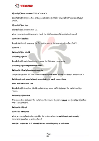 Interconnecting cisco networking devices part-1