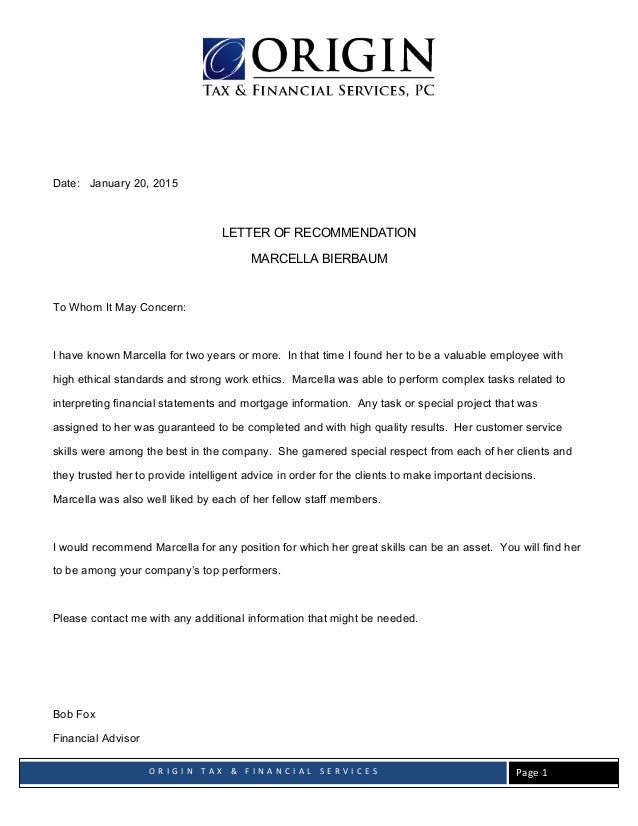 letter of rec supervisor 1 origin origin of letter a