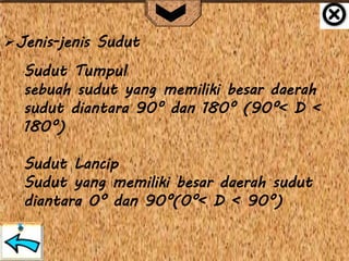 Tumpul PPT Materi Hubungan Garis dan Sudut | PPTX