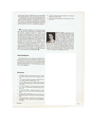 Pattern Recognition in Software Engineering