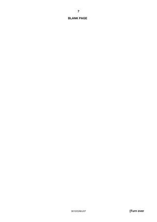 Second variant Question Paper
7
BLANK PAGE

0610/03/M/J/07

[Turn over

 