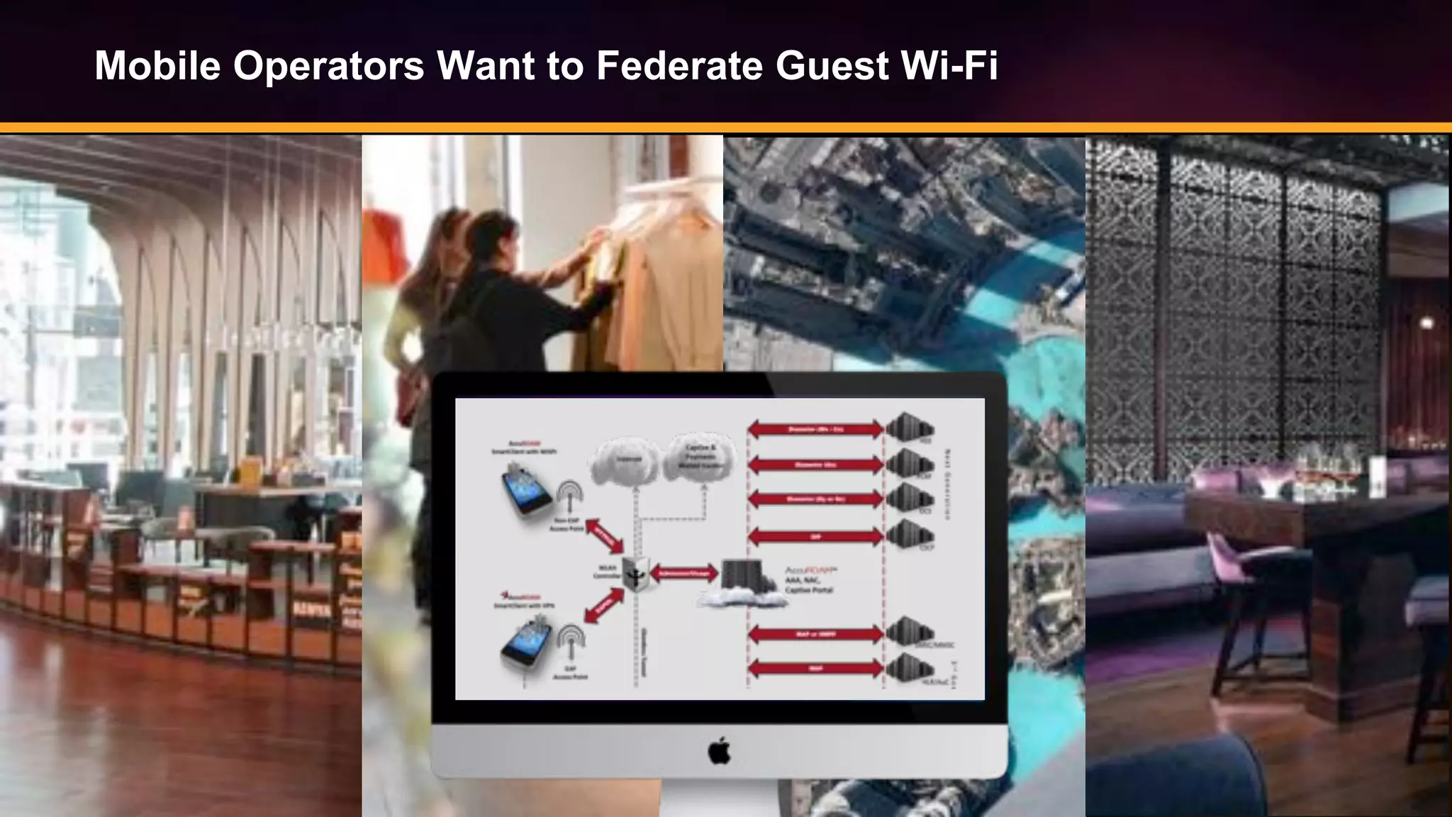 © Copyright 2014. Aruba Networks, Inc. All rights reserved #airheadsconf
Mobile Operators Want to Federate Guest Wi-Fi
 